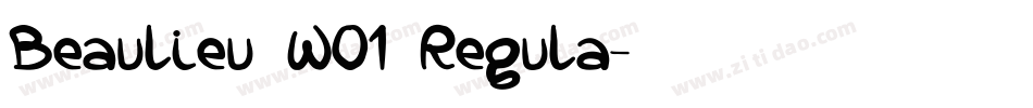 Beaulieu W01 Regula字体转换